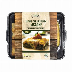 Spinach and Mushroom Lasagne (Frozen)